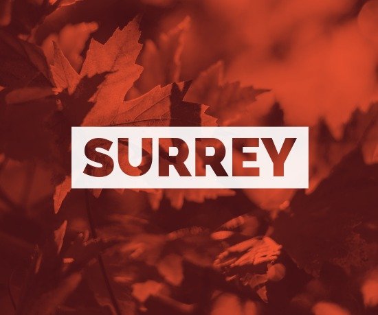 GA&A Events Listing Location Taxonomy Surrey